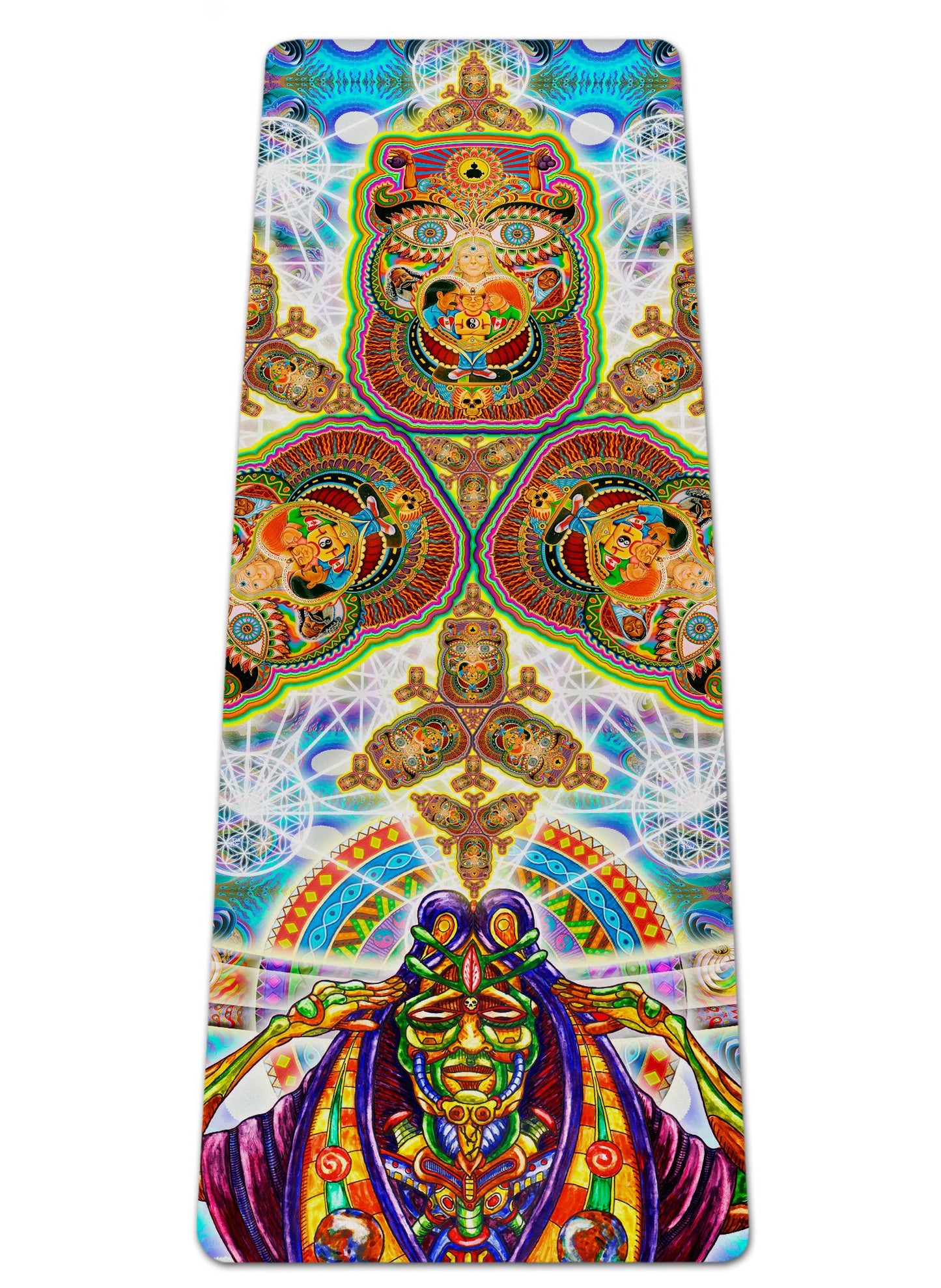 Healing Fractal Dimension Yoga Mat - Positive Creations