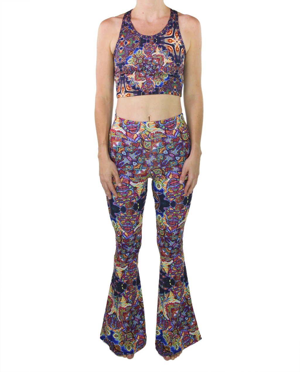 Optimystics Journey Pattern Bell Bottoms - Positive Creations