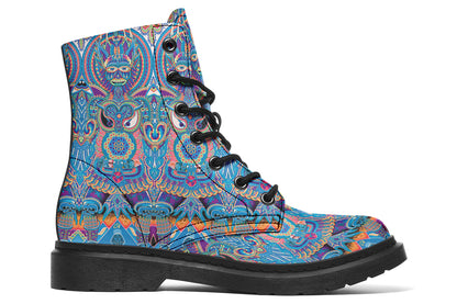 "Neo Human Pattern inverted" Boots