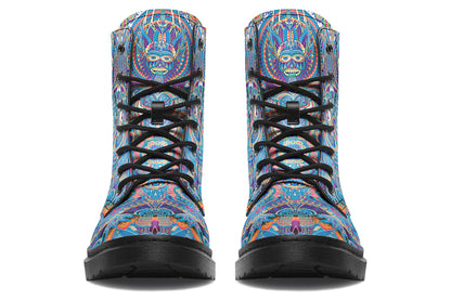 "Neo Human Pattern inverted" Boots