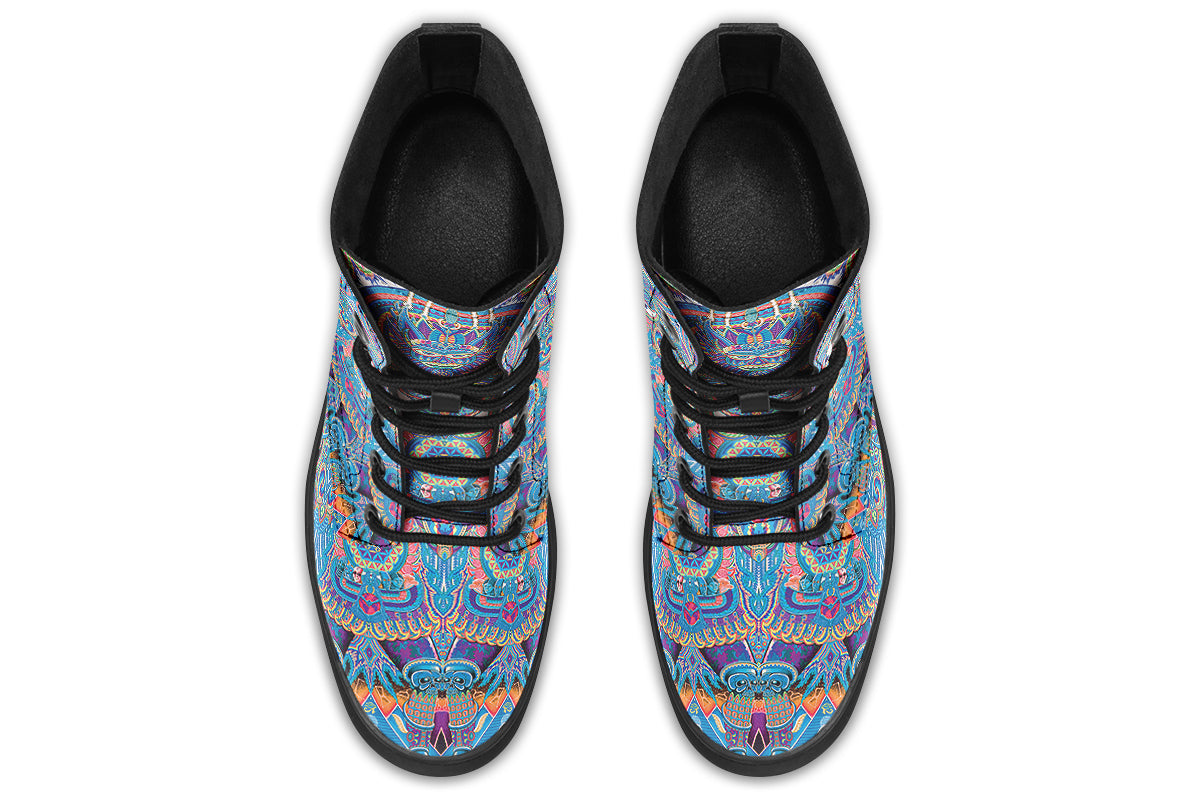 "Neo Human Pattern inverted" Boots