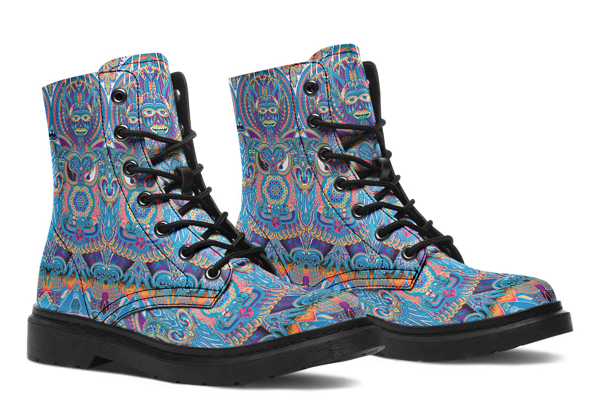 "Neo Human Pattern inverted" Boots