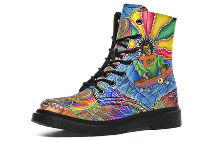 "Skateboard Spirituality" Boots