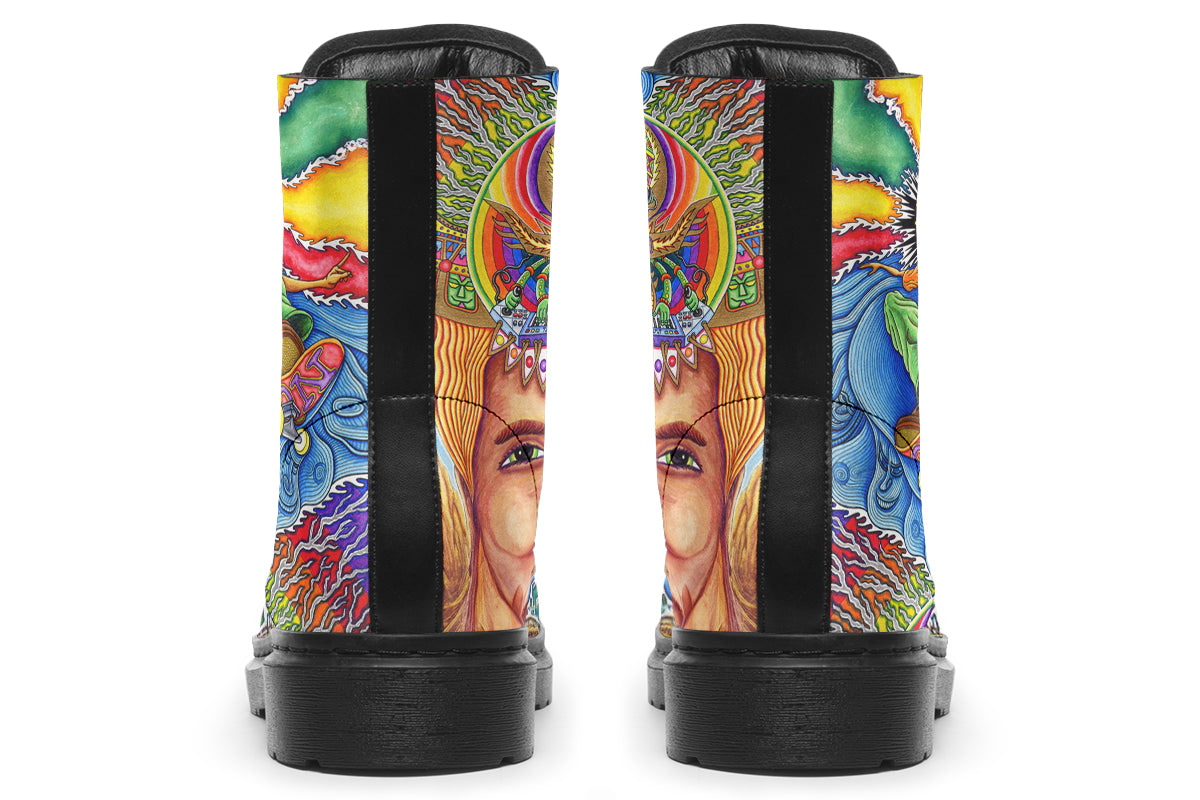 "Skateboard Spirituality" Boots