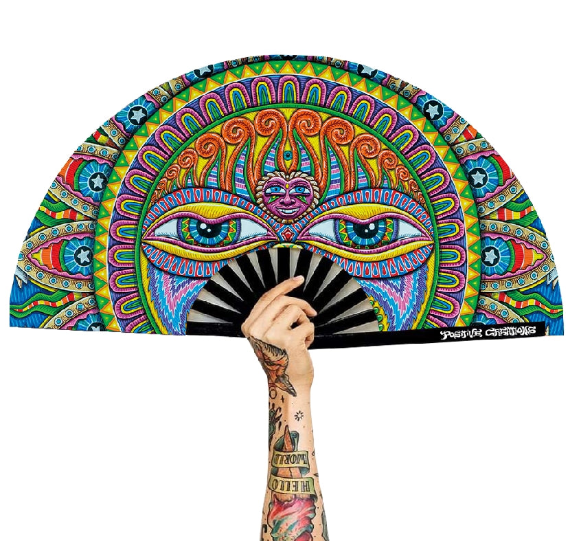 Festival Folding Fan - Light Worker & Taita Inti