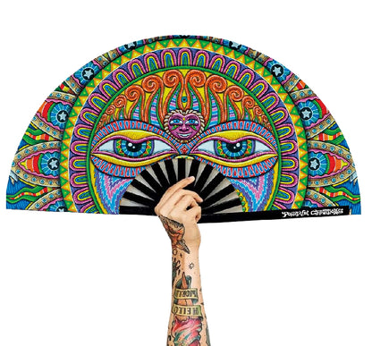 Festival Folding Fan - Light Worker & Taita Inti