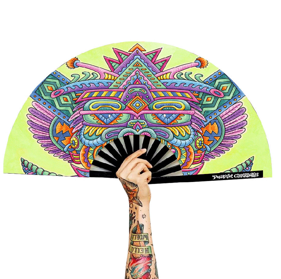 Festival Folding Fan - Light Worker & Taita Inti