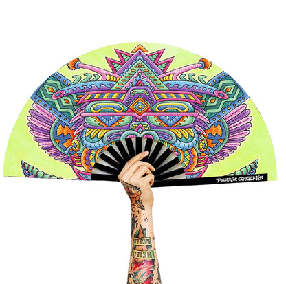 Festival Folding Fan - Light Worker & Taita Inti