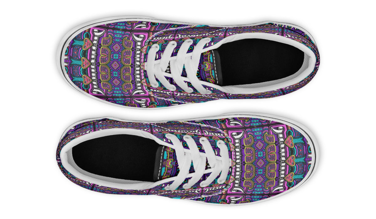 "Mega Tribal Can" Classic Shoes