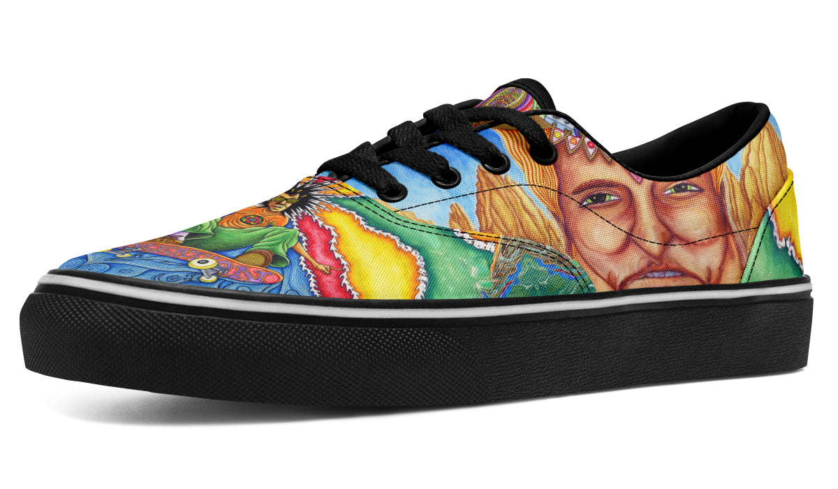 "Skateboard Spirituality" Classic Shoes