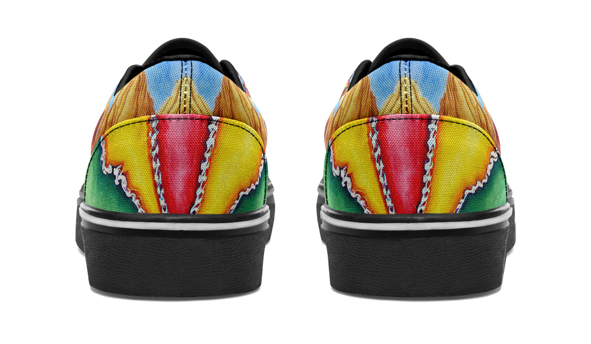 "Skateboard Spirituality" Classic Shoes