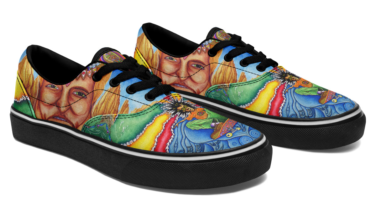 "Skateboard Spirituality" Classic Shoes