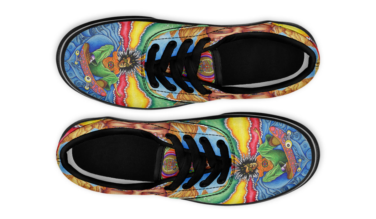 "Skateboard Spirituality" Classic Shoes
