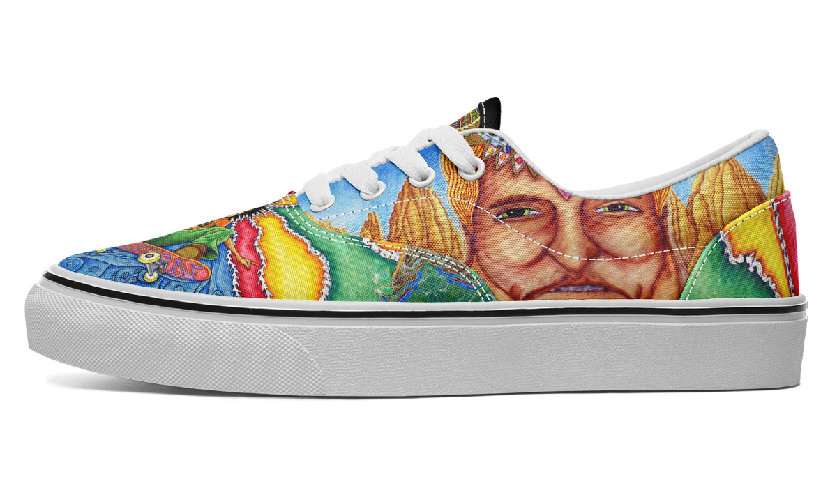 "Skateboard Spirituality" Classic Shoes