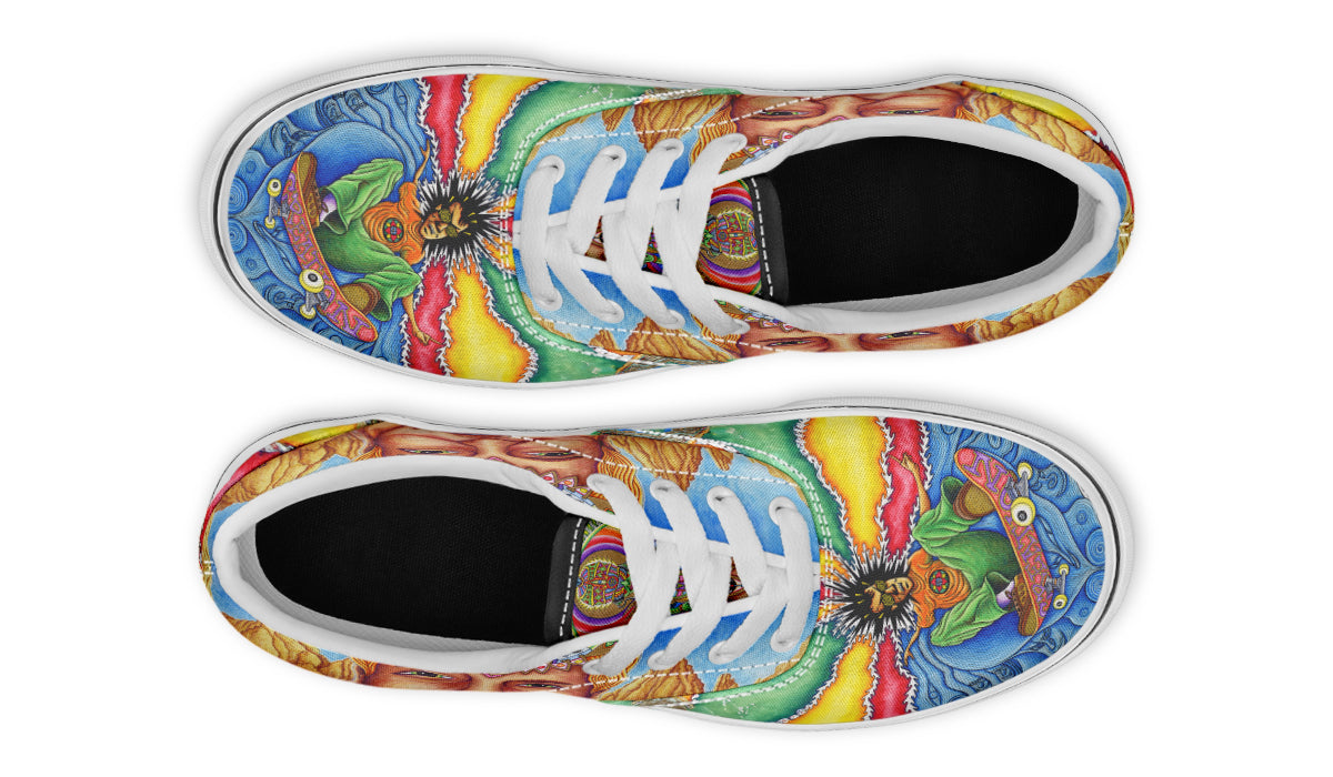 "Skateboard Spirituality" Classic Shoes