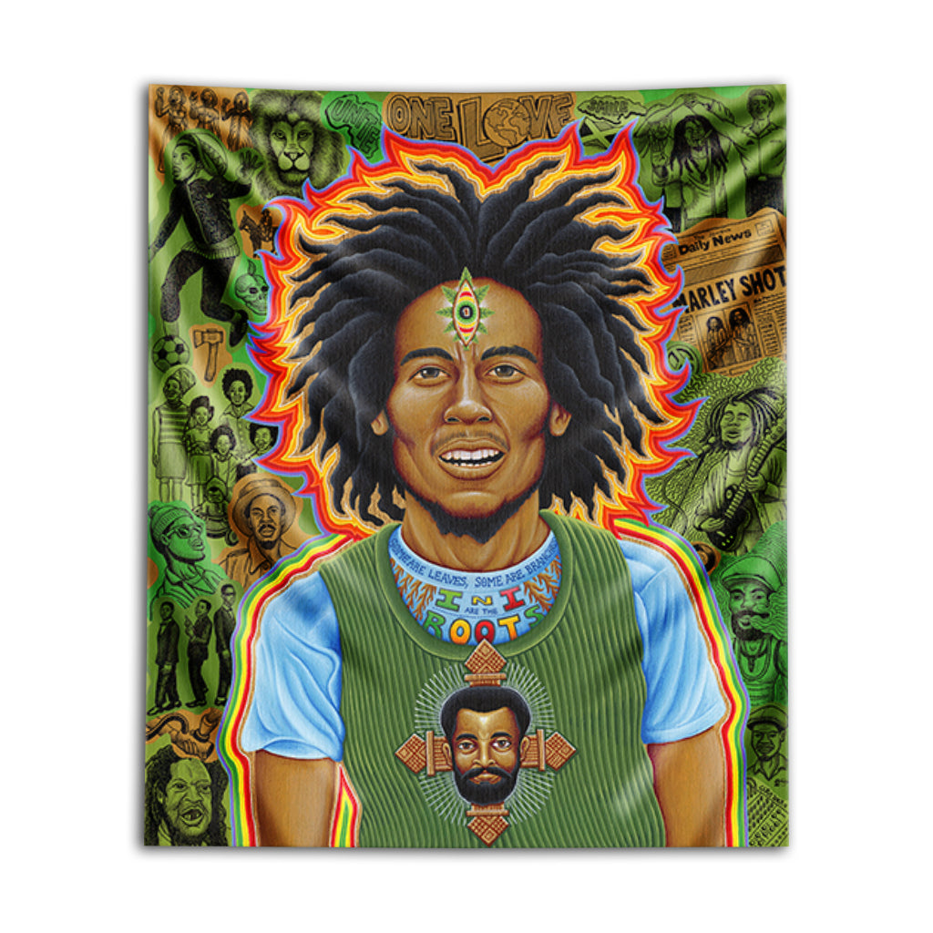 "Bob Marley Roots" Tapestry