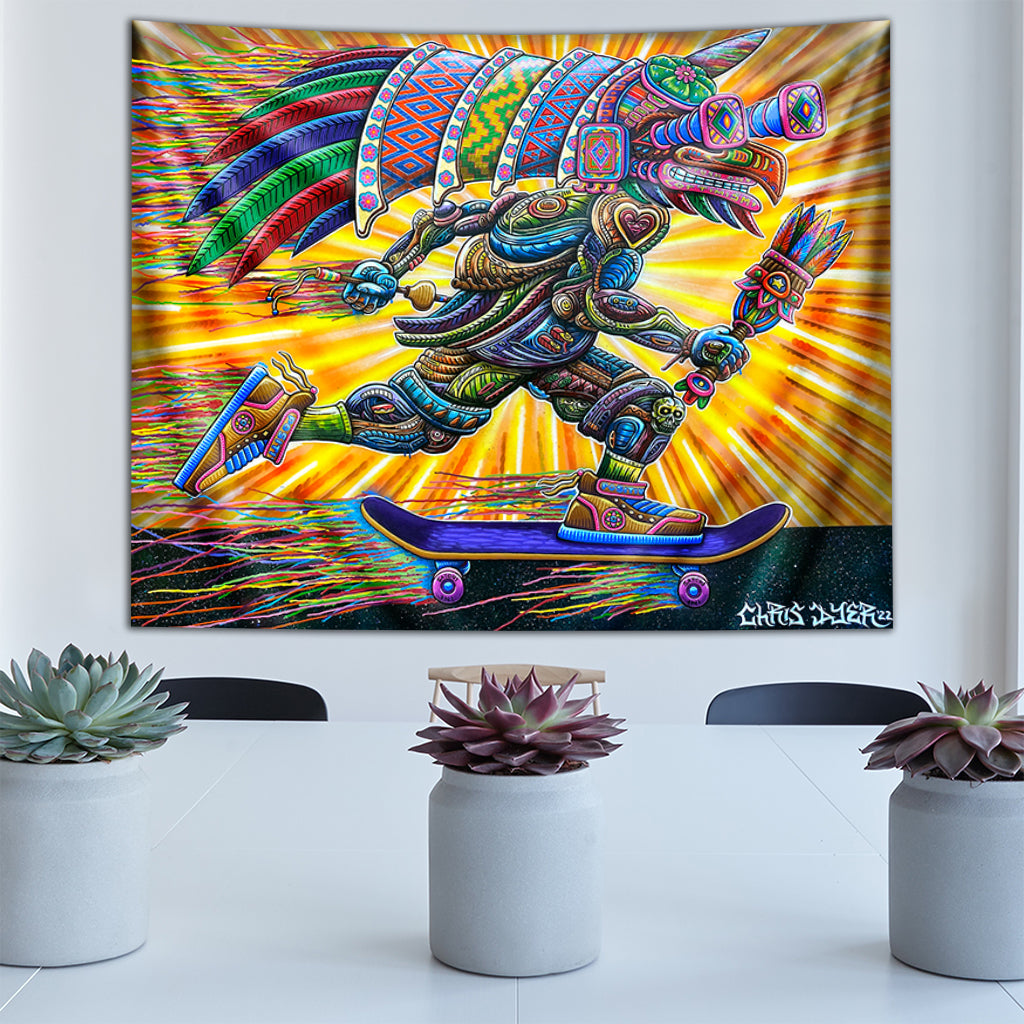 "Keep Pushing Forward" Tapestry