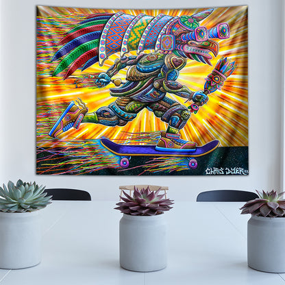 "Keep Pushing Forward" Tapestry