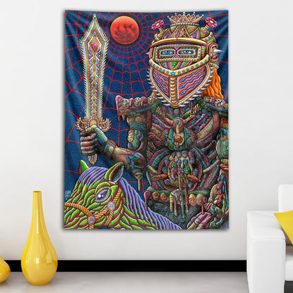 "King of Swords" Tapestry