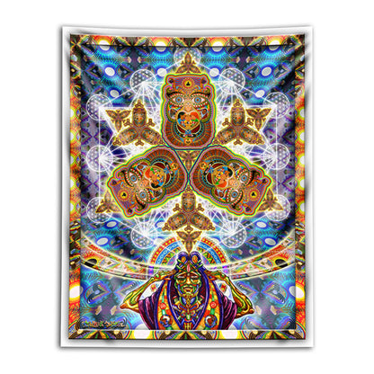 "Healing Fractal Dimension" Tapestry