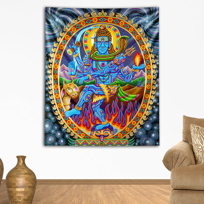 "Nataraja Shiva" Tapestry