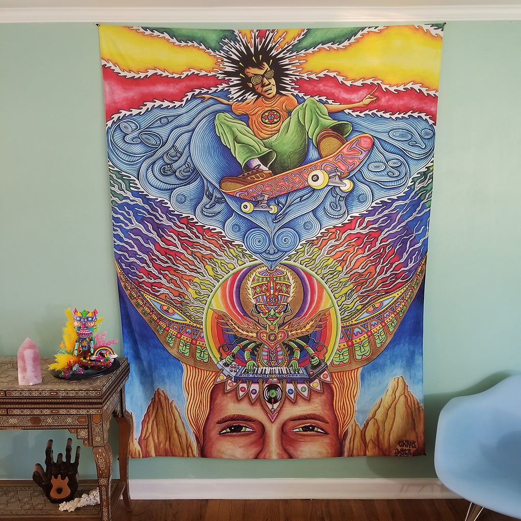 "Skateboard Spirituality" Tapestry