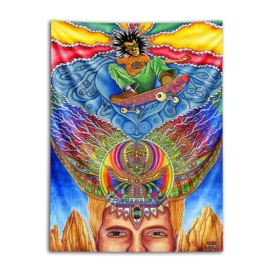 "Skateboard Spirituality" Tapestry