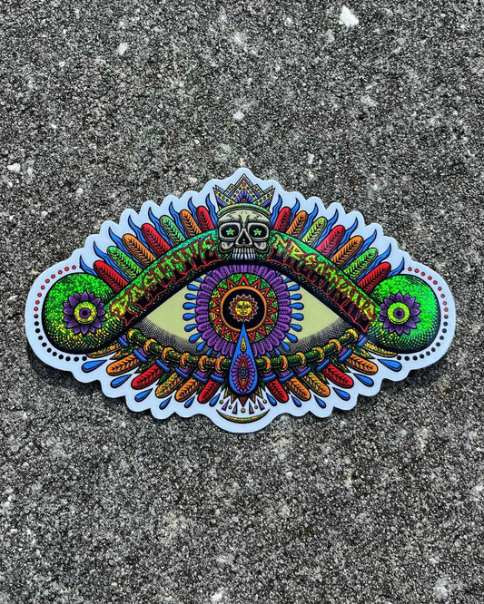 Holographic Positive Eye Sticker