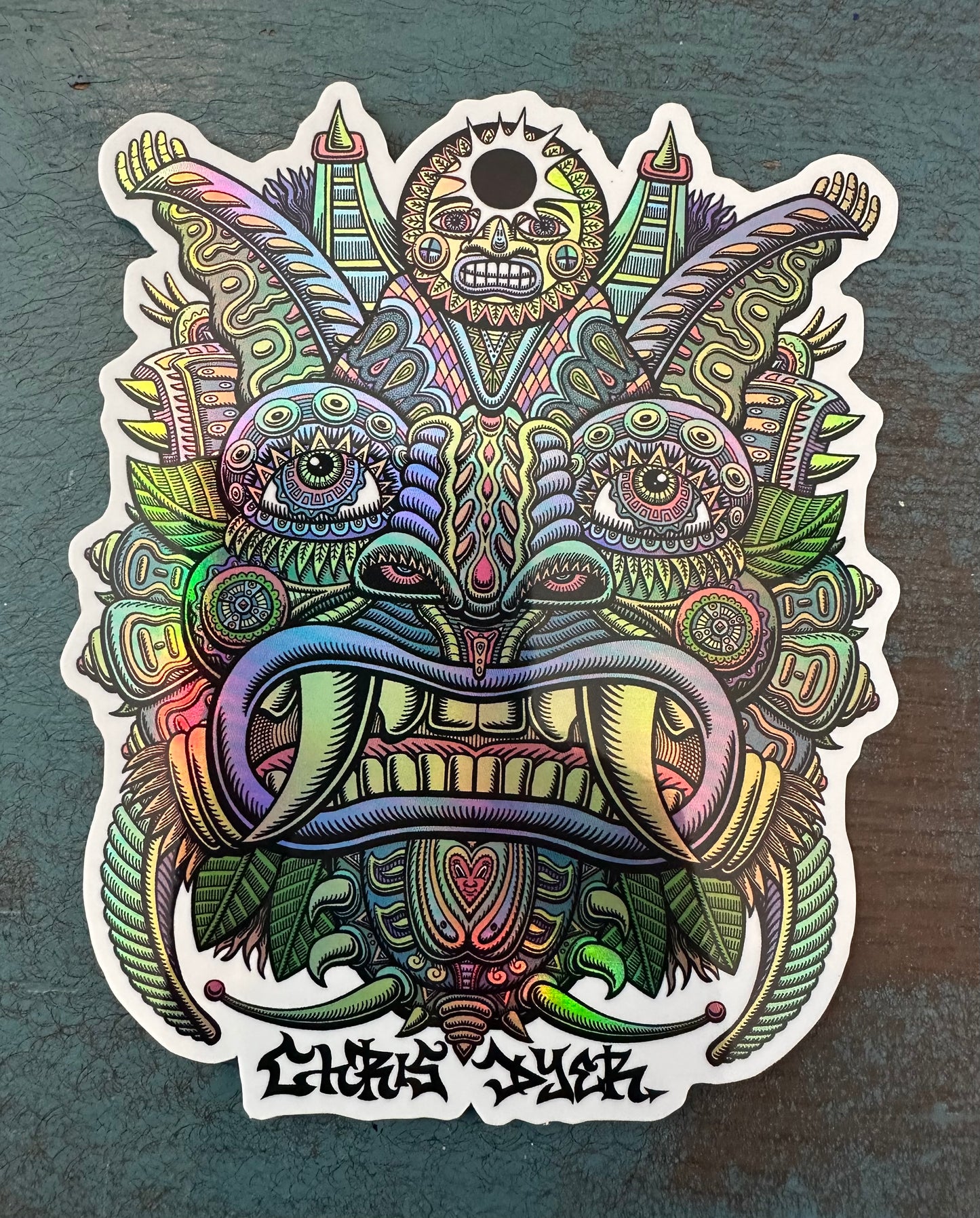 Holographic "Eclipsed" Sticker