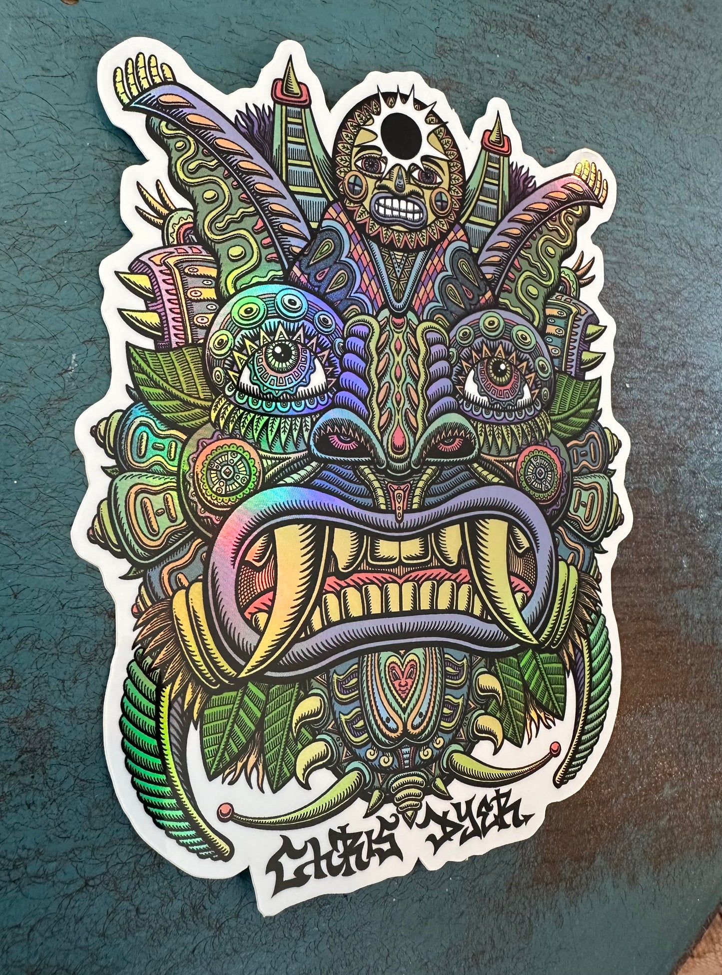 Holographic "Eclipsed" Sticker