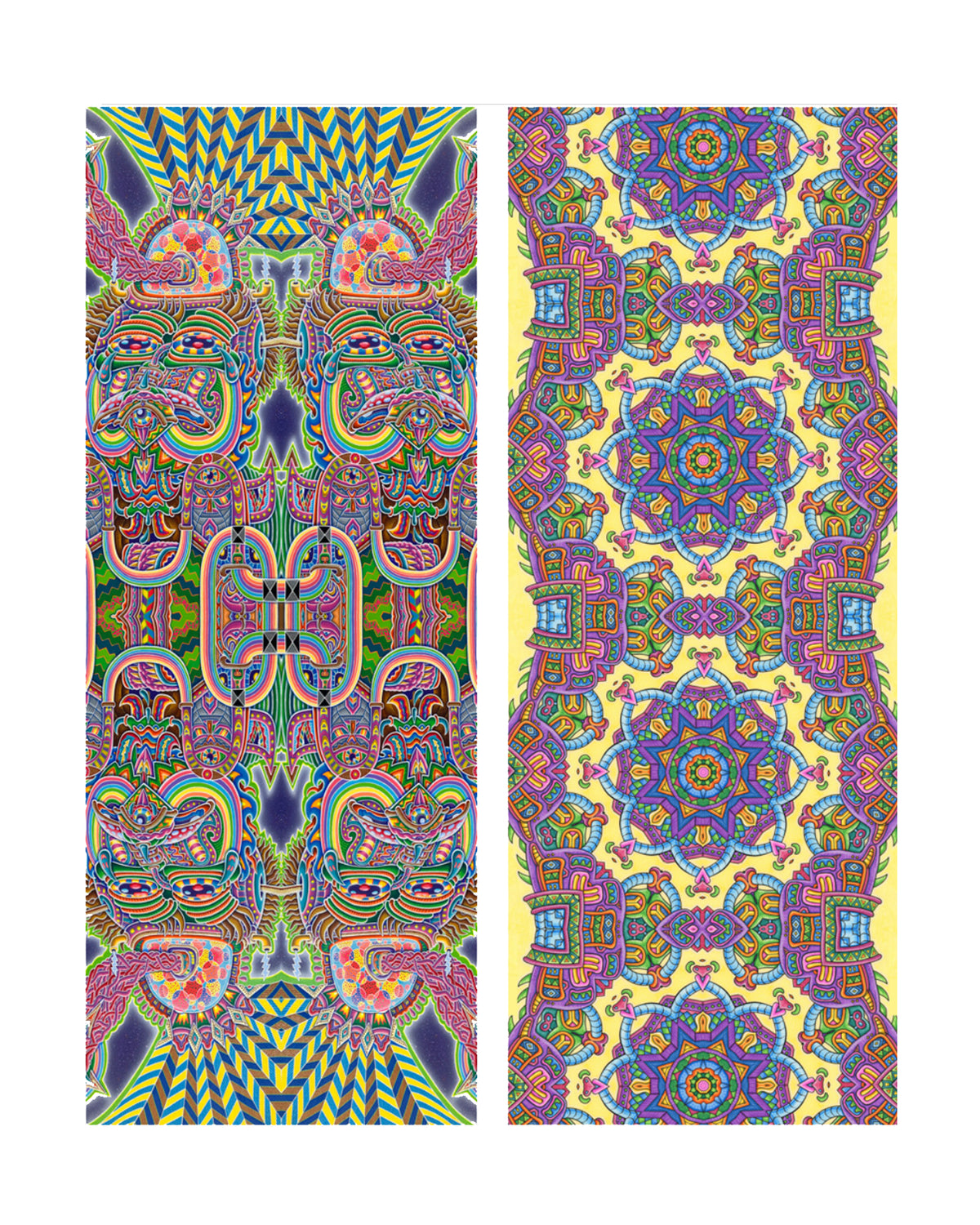     Expanding Lightworker reversible pashmina featuring Expanding Consciousness and Lightworker artwork by Chris Dyer