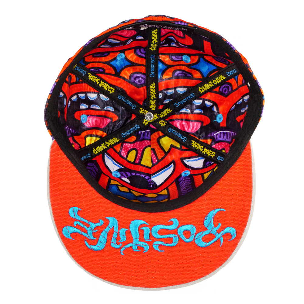 Chris Dyer Harmoneyes Red Black Fitted Hat