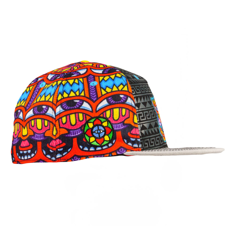Chris Dyer Harmoneyes Red Black Fitted Hat