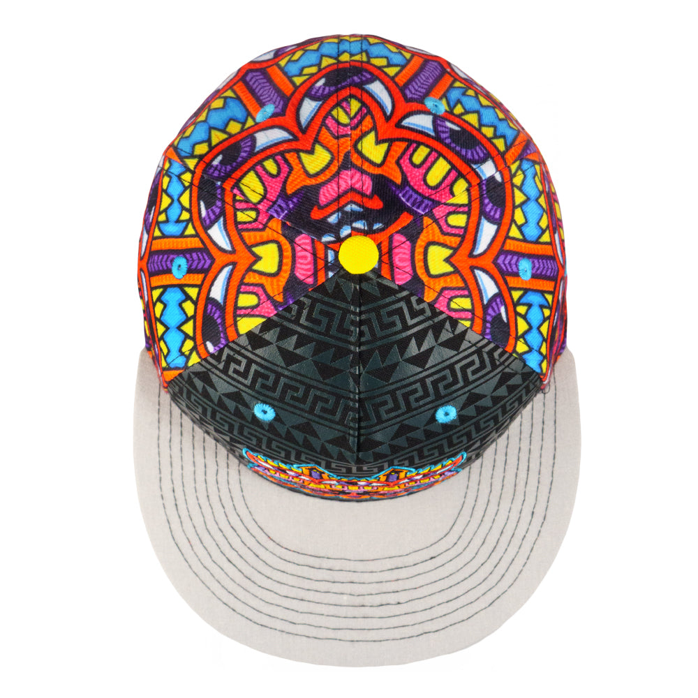 Chris Dyer Harmoneyes Red Black Fitted Hat