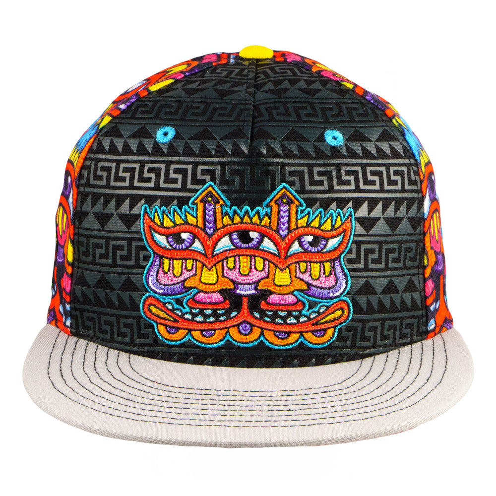 Chris Dyer Harmoneyes Red Black Fitted Hat