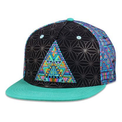 DMT Triangles Black Fitted Hat