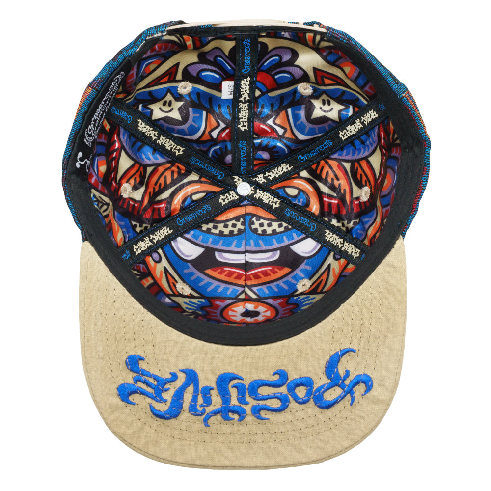 Grassroots China Cat Sunflower Blue Snapback