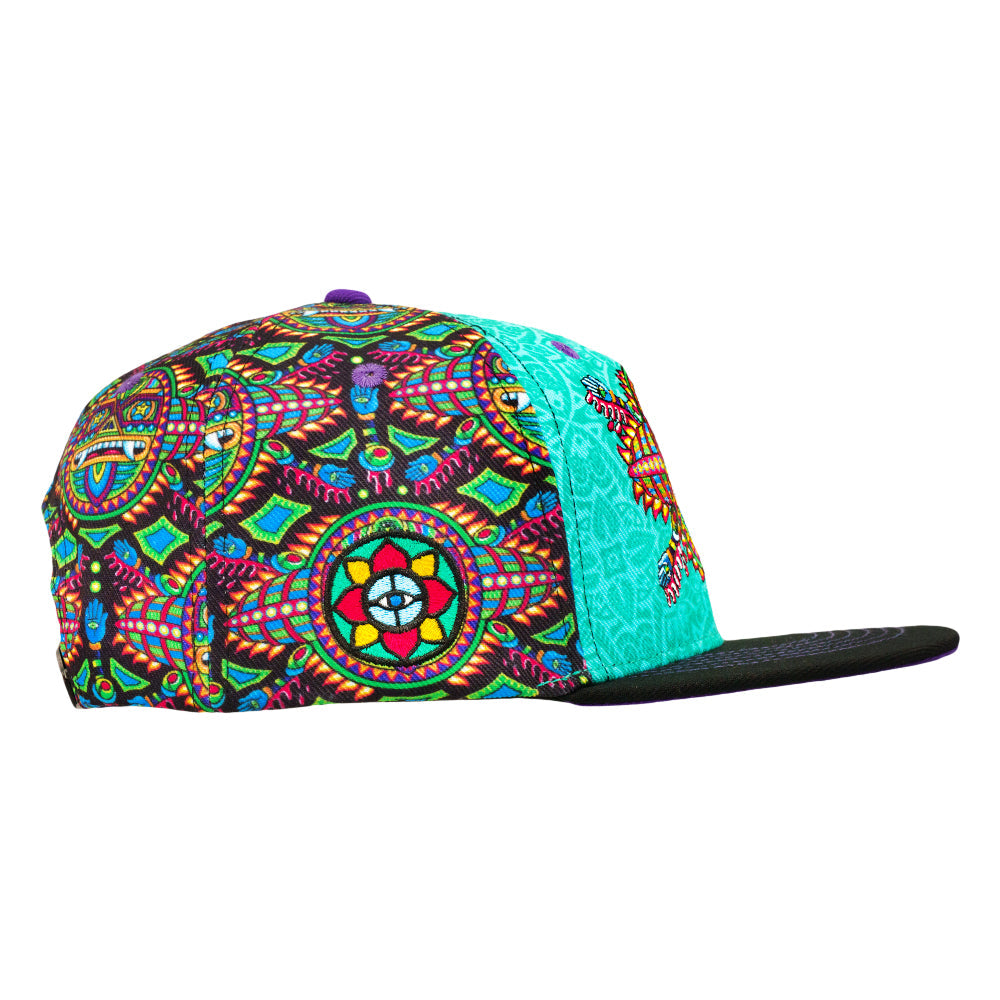 Grassroots Solaris Green Snapback Hat