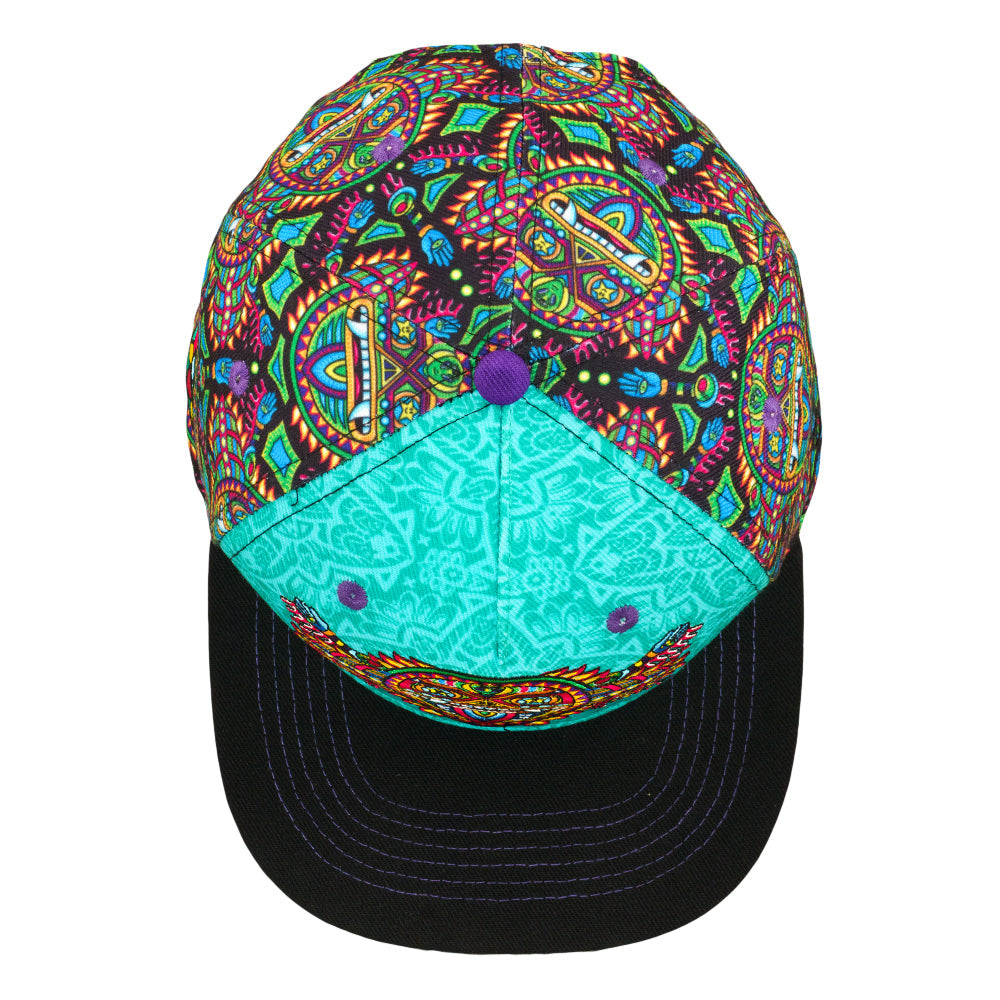 Grassroots Solaris Green Snapback Hat