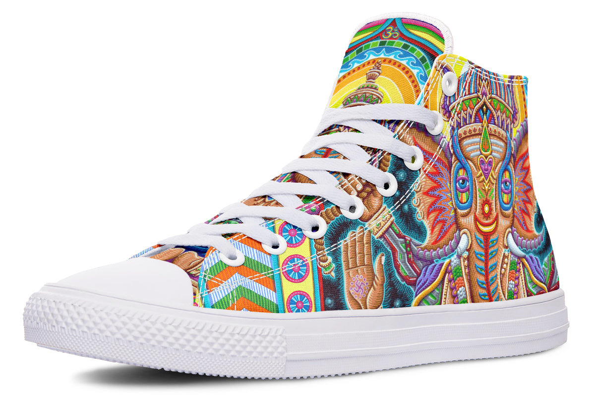 "Jai Ganesha" High Tops