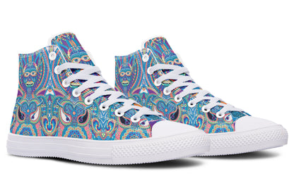 "Neo Human Pattern Inverted" High Tops