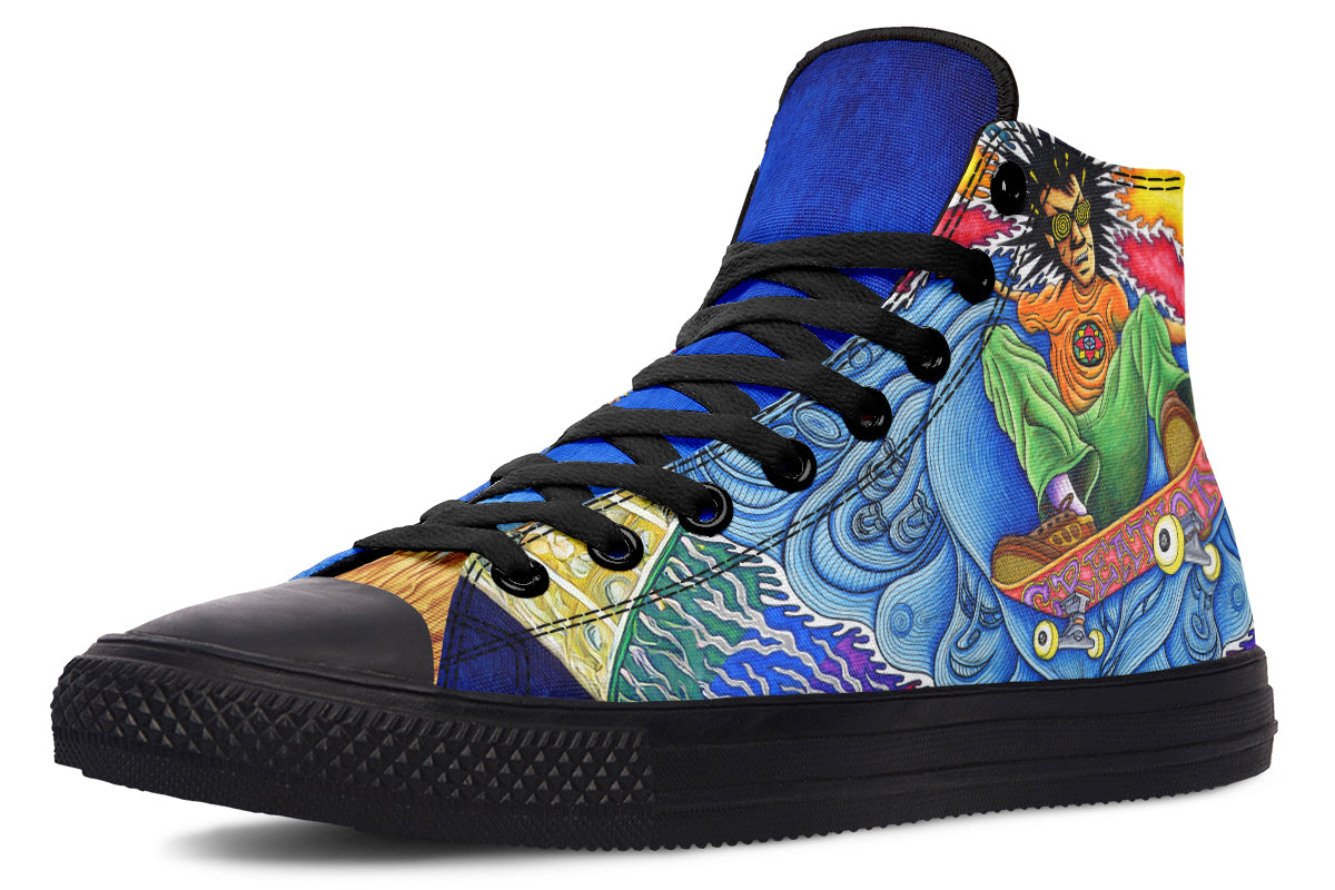 "Skateboard Spirituality" High Tops