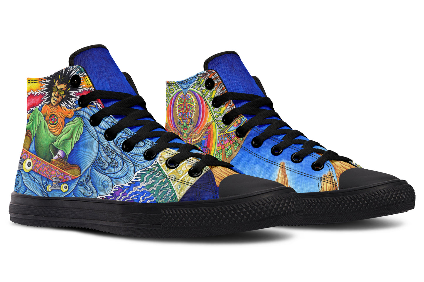 "Skateboard Spirituality" High Tops