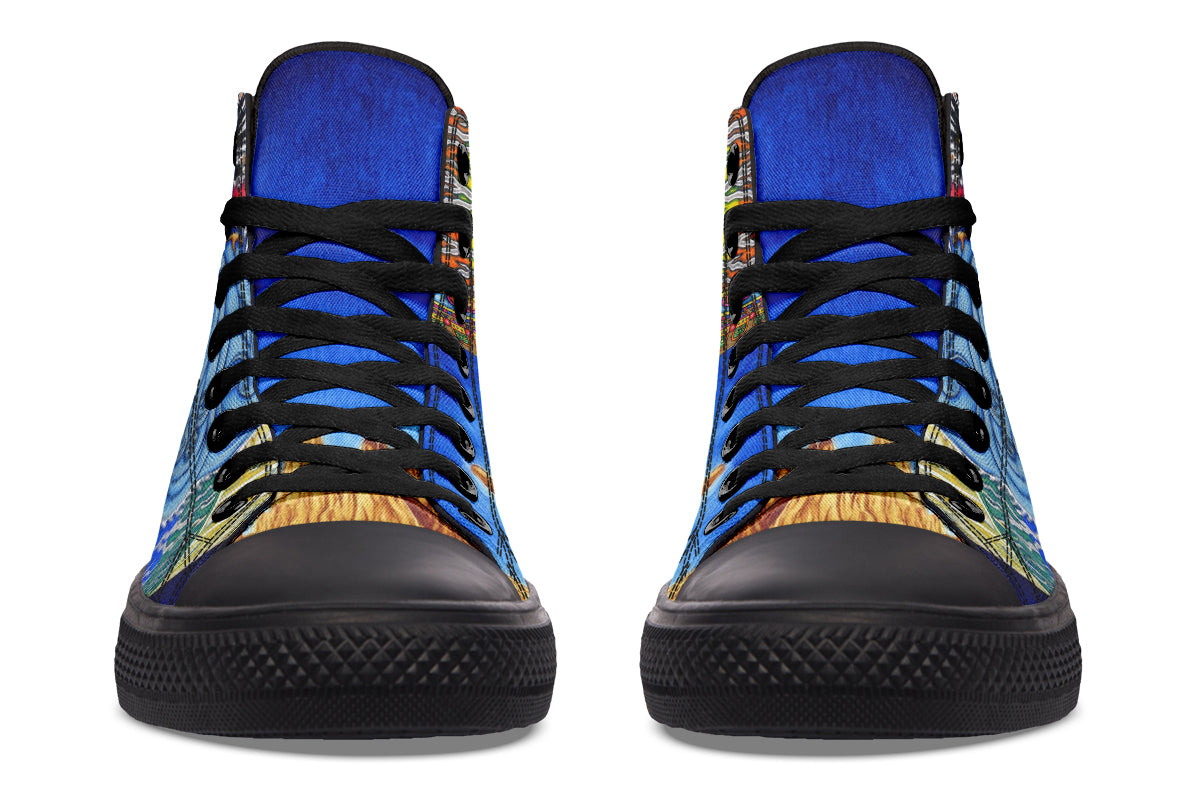 "Skateboard Spirituality" High Tops