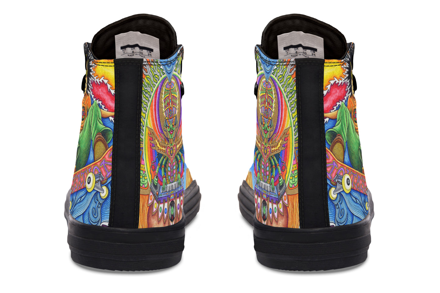 "Skateboard Spirituality" High Tops