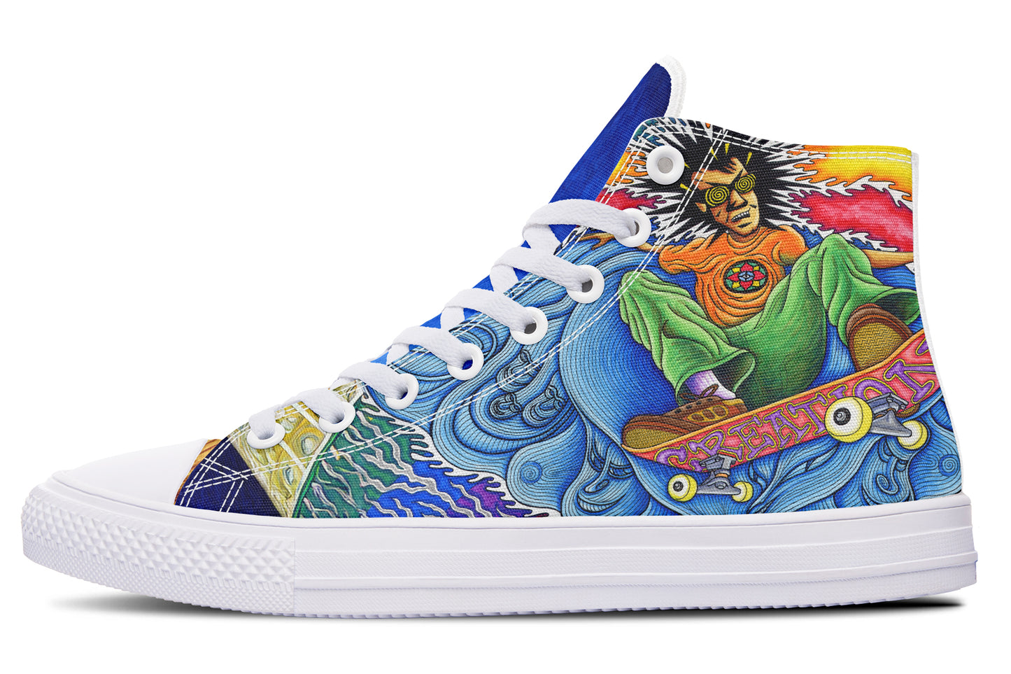 "Skateboard Spirituality" High Tops