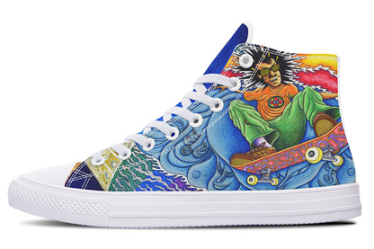 "Skateboard Spirituality" High Tops