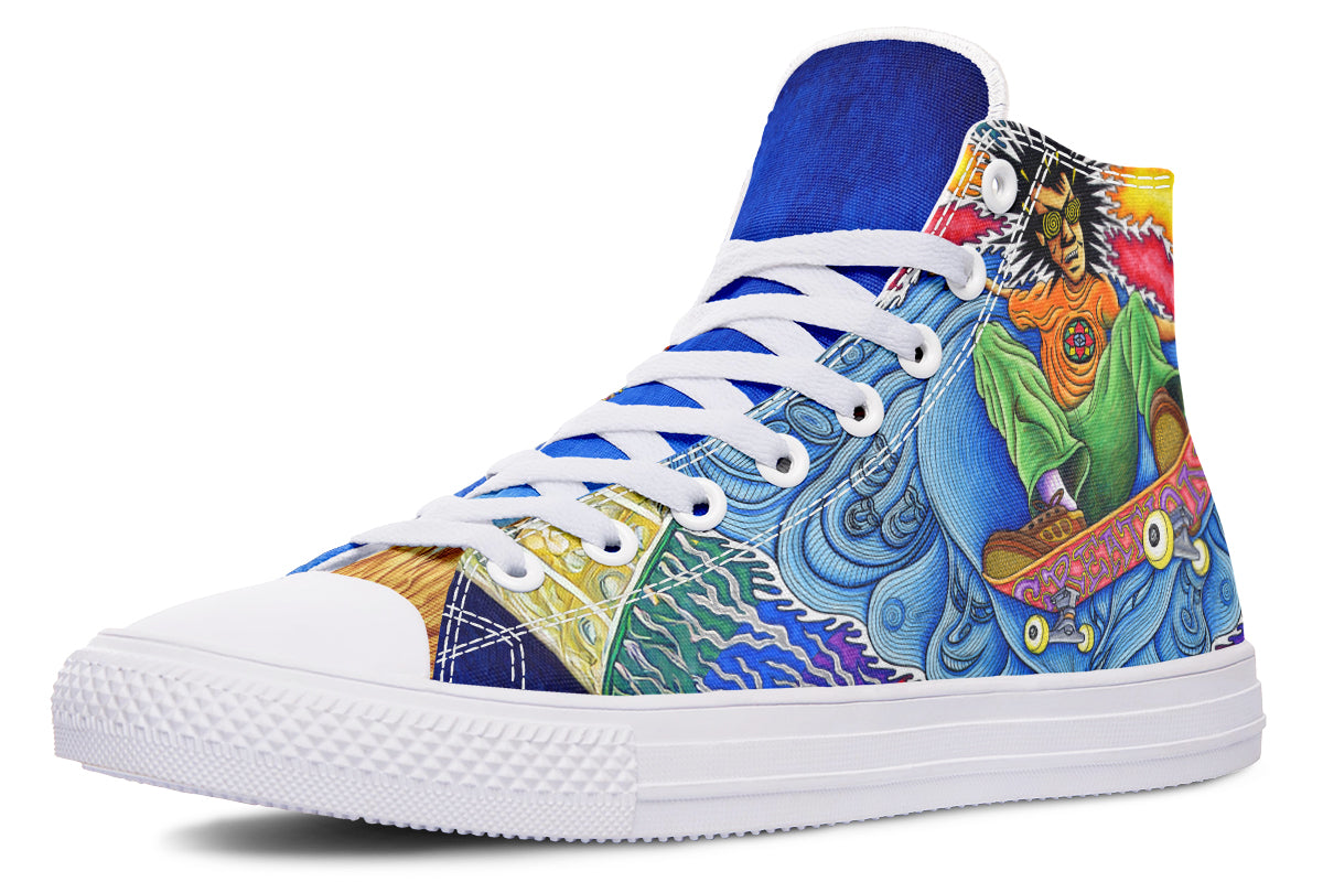"Skateboard Spirituality" High Tops