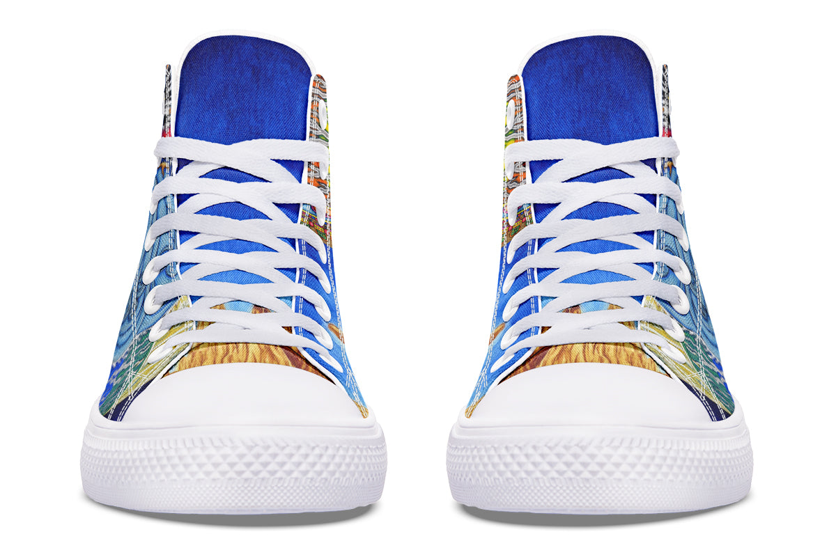 "Skateboard Spirituality" High Tops