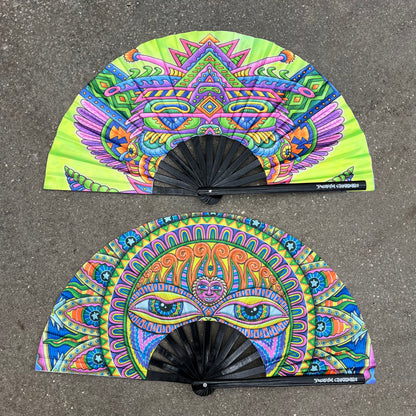 Festival Folding Fan - Light Worker & Taita Inti